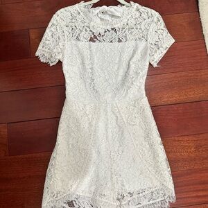 White Lace Romper